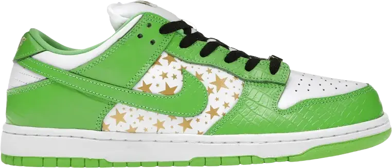 Nike SB Dunk LowSupreme Stars Mean Green (2021) (US 9)